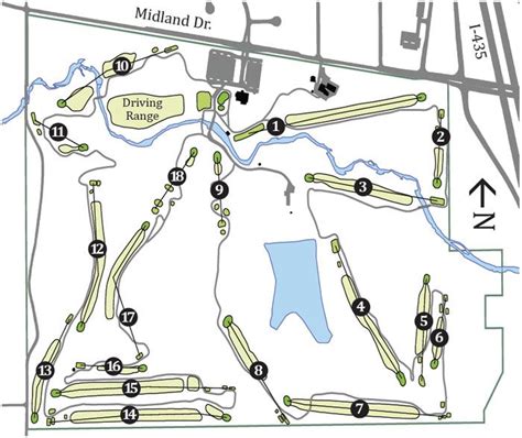 Tomahawk Hills Golf Course Map