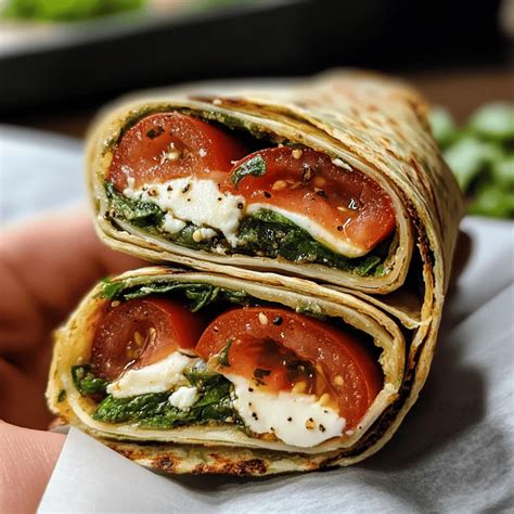 Tomato And Basil Wrap