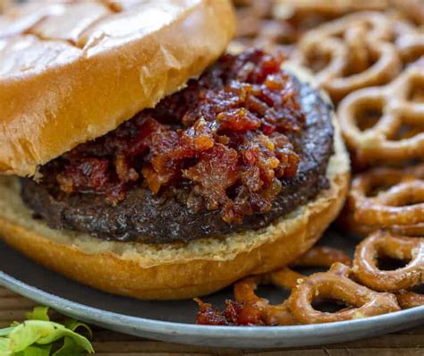 Tomato Bacon Jam Burger