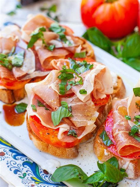 Tomato Bread Prosciutto