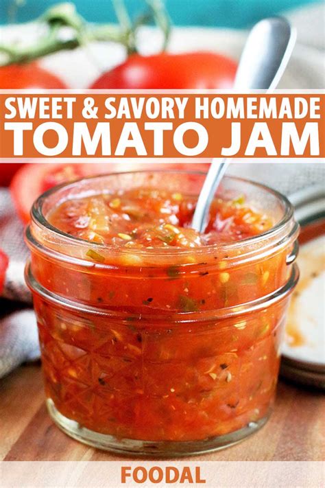 Tomato Jam With Liquid Pectin