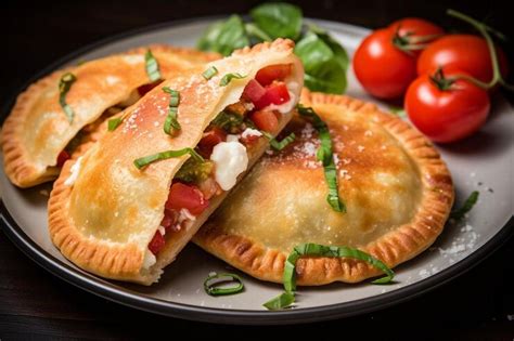 Tomato Mozzarella Empanadas