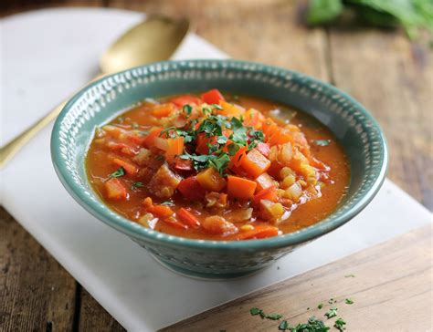 tomato red pepper and lentil soup recipe