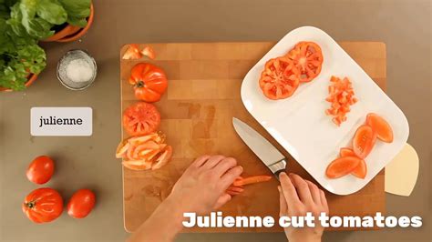 Tomatoes Julienne Style