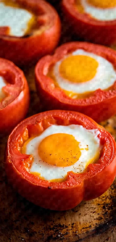 Tomatoes With Eggs Inside