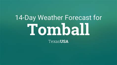 tomball tx weather