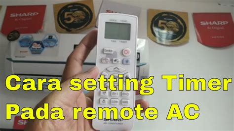 tombol timer ac sharp