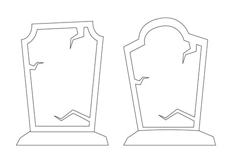 Tombstone Stencil Printable
