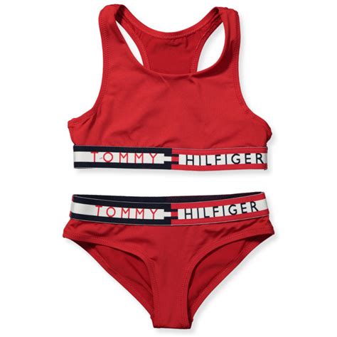 tommy hilfiger bikini rot