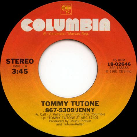 tommy tutone 8675309 song