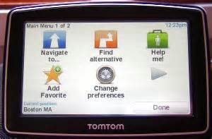 Tomtom Gps Menu