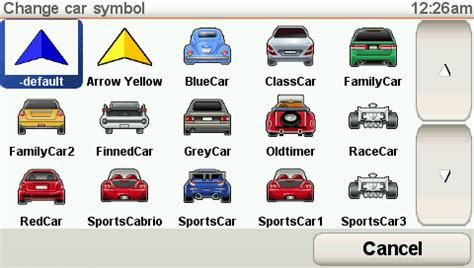Tomtom Navigation Symbols
