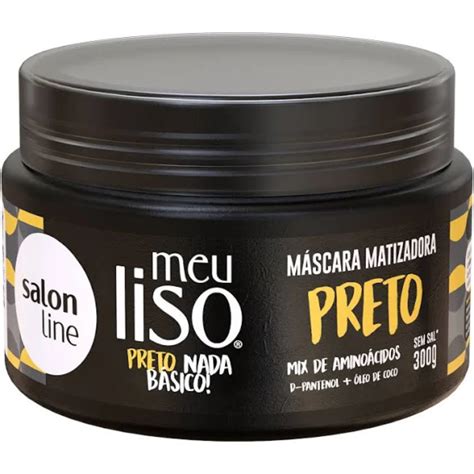 tonalizante preto salon line