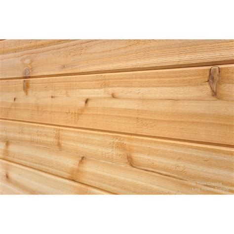 tongue and groove red cedar siding
