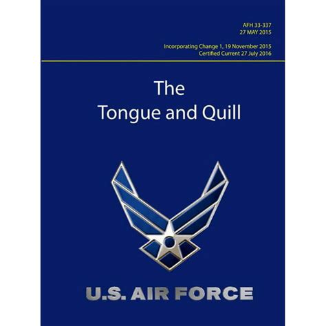 tongue and quill air force 2022