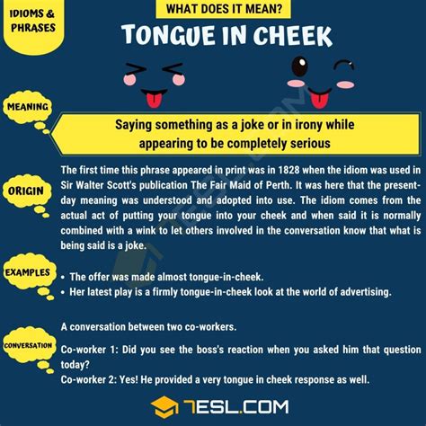 Tongue in Cheek