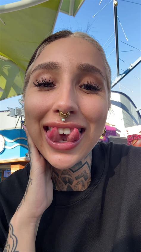 tongue nude bri split