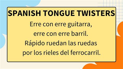 tongue twisters in spanish pdf