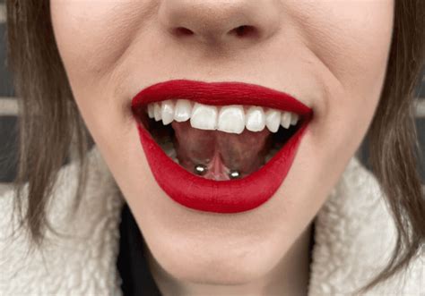 Tongue Web Piercing