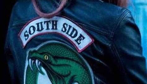 Toni Southside Serpent Jacket Topaz Riverdale s Black