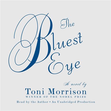 toni morrison the bluest eye audiobook