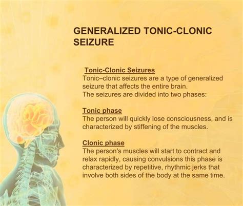 tonic clonic seizures in adults