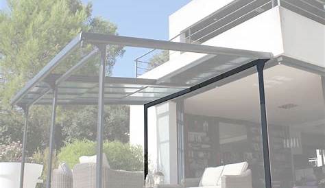 Tonnelle autoportante aluminium + toit polycarbonate 4x3,5