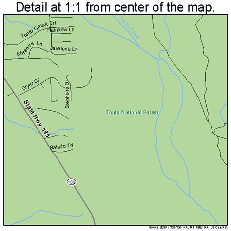 Tonto Basin Az Map