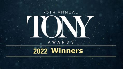 tony award winners 2022 facts