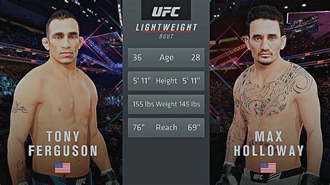 tony ferguson vs max holloway