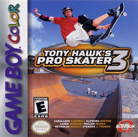 tony hawk's pro skater 3 game boy color