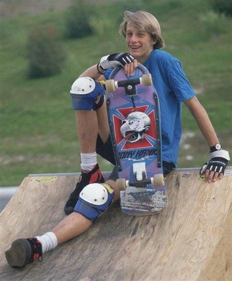 tony hawk age at skateboarding