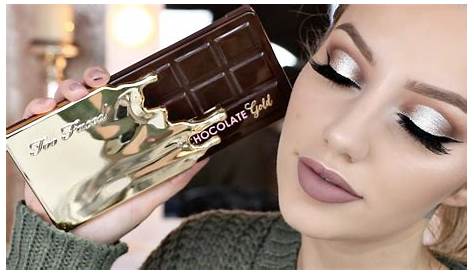 Too Faced Chocolate Gold Palette Tutorial Gold eyeshadow