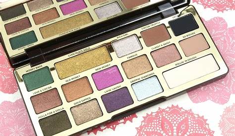 Too Faced Chocolate Gold Eyeshadow Palette Swatches