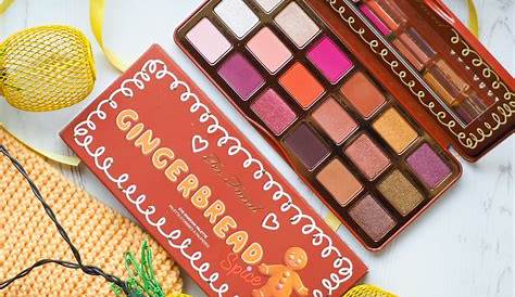 Too Faced Gingerbread Spice Palette Looks Eye Shadow