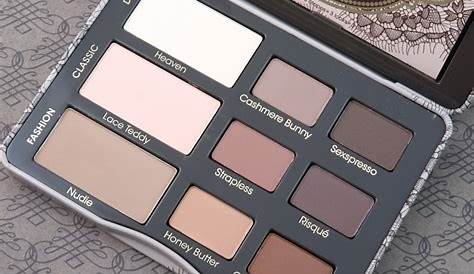 Too Faced Natural Matte Eyeshadow Palette Swatches Pin On Cosmetics Only Eyes