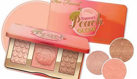 Too Faced Palette Sweet Peach Glow Bronzing Blushing Highlighting Palette