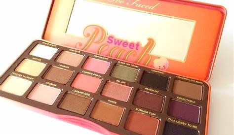 Too Faced Sweet Peach Eyeshadow Palette Swatches Summer 2016