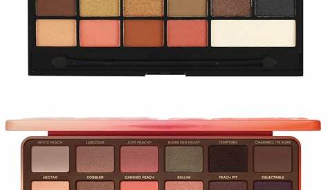 Too Faced Sweet Peach Palette Dupe Versus Inglot Custom