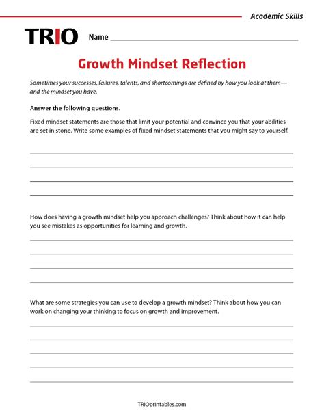 Tool for Reflection and Growth