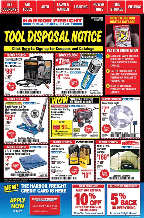 tool harbor freight catalog