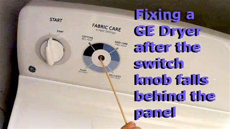 Tools for fixing a dryer knob