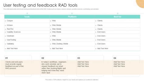 Tools Rad Examples