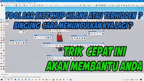 Tools Sketchup Hilang