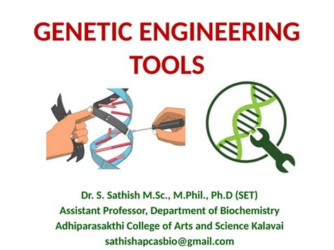 Tools Used In Genetic Engineering Slideshare