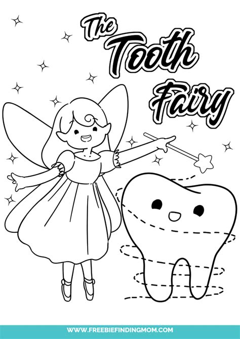 Discover The Magic Of Tooth Fairy Coloring Pages In 2023