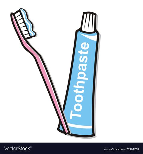 toothbrush and toothpaste