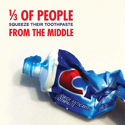 Toothpaste Squeeze In Middle