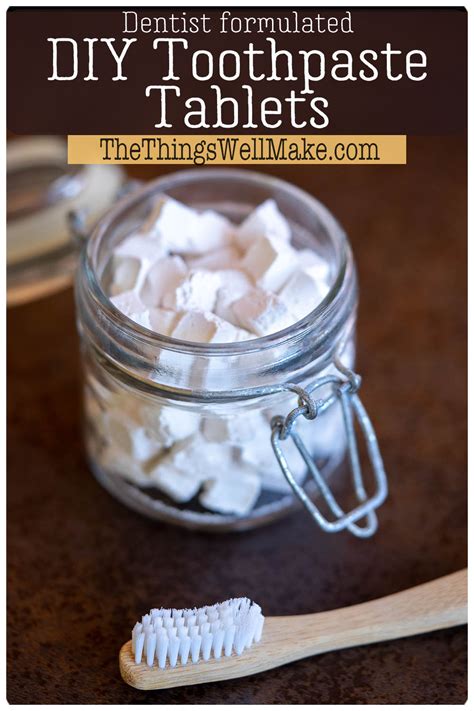 Toothpaste Tablets Recipe