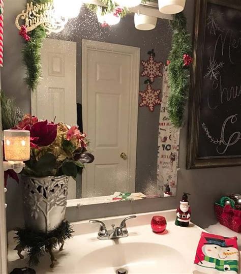20 amazing christmas bathroom decorations that will amaze you 20